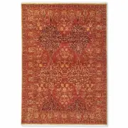 Hand-Knotted Wool Rug - Traditional Persian Style Area Carpet - 9x12 ft Handmade