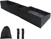 Under Seat Storage Box Compatible with 2019 2020 2021 2022 2023 Chevy Silverado/GMC Sierra 1500, Foldable Underseat Organizer for 2023 2022-2020 Silverado/Sierra 2500/3500 Crew Cab Accessories