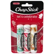 ChapStick Holiday Collection Lip Balm 3-pack Cocoa Candy Cane Pumpkin Pie