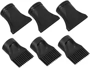 CATIEBYE 6pcs Hair Dryer Diffuser Nozzle Comb Attachments for Hair Dryer Fast Drying Styling Accessories