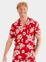 Mens Open Collar Shirt
