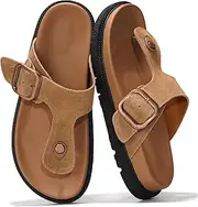 [Project Cloud] Platform Summer Sandals for Women 2025 - Comfortable and Adjustable Straps Summer Slides with Memory Foam Insole - Non-Slip Casual Womens Sandals