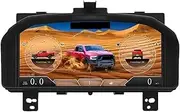 LCD Digital Cluster Dashboard Panel Compatible for Dodge Ram 1500 2500 3500 2009-2012 Speedometer Screen Virtual Instrument Cluster Virtual