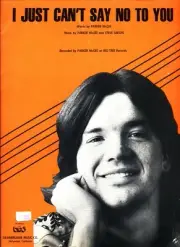 PARKER McGEE I JUST CAN'T SAY NO TO YOU SHEET MUSIC-PIANO/V/GUITAR/CHORDS-1977