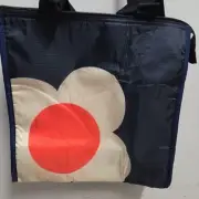 Orla Kiely Navy Floral Eco Bag Insulated Large Capacity