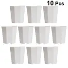 10Pcs Artificial Fake Succulent Plant Pot Mini Potted Green Plants Home Decor