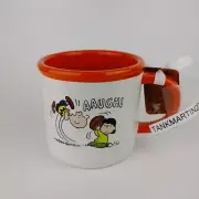 Peanuts Charlie Brown Lucy Football AAUGH! 21 oz Large Coffee Cup Mug Autumn