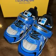 Tsukihoshi - Boys Storm Blue/Silver Sneakers - Size 8 Toddler M