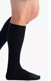 EvoNation Men’s Black Graduated Compression Socks 15-20 mmHg Large