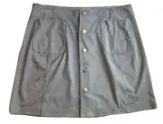 Belle Sky Light Blue Skirt Women’s Size 14 Faux Suede NWT!