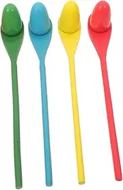 MOTHNUR Balance Spoon Toys for Boys and Girls 4 Sets Egg and Spoon Race Game Kit for Birthday Parties Classroom Games Family Outing