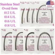 Arcos De Ortodoncia Stainless Steel Orthodontic Arch Wires Round 014 016 Ovoid