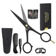 5" Professional Beard Mustache Scissors Grooming Scissors with 1 Beard Comb 1...