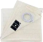 Grounding Sheet Queen 5% Silver Fiber with Grounding Cord Organic for Better Sleep Native Health (60x80 Inch)