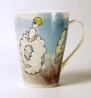 Paul Cardew Mug On Cloud Nine 15 Ounce New