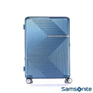 【Samsonite 新秀麗】25吋AZIO防盜拉鍊PC可擴充飛機輪行李箱(多色可選)