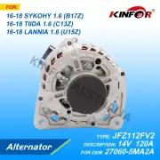 Fred Alternator Fits Nissan 2016-2018 SYLPHY 1.6L B17Z, 2016-2019 TIIDA C13Z, ,L