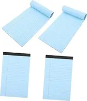 LAPYAPPE Notebooks for Work Home Lined Legal Pad Memo Pads 4 Pack Paper Nonstick Tearable A5 Size