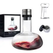 YouYah Wine Decanter Set,Red Wine Carafe with Drying Stand,Cleaning Beads and...