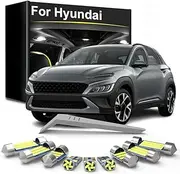Car LED Interior Lamp Accessories Reading License Plate Indoor Light Bulbs, For Hyundai Kona Veloster FS JS Solaris Getz