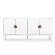 Erick 160cm 4-Door Storage Sideboard Buffet White