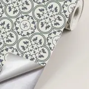 [Namly Design] Contact Paper - Vintage Tile Pattern / Peel and Stick