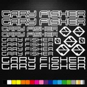 FITS Gary Fisher Stickers Sheet Bike Frame Cycles Cycling Bicycle Mtb