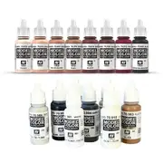 Vallejo Vallejo Paints Model Colour Set of 8 Colour - Face Painting