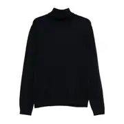 [Zanone] Zanone Turtleneck Wool Sweater 52 IT BLUE