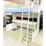 鑫高雄駿喨二手貨家具(二手及全新買賣)---3尺 高腳床 單人床 兒童床 床架 單人床架 高腳床架 書桌 組合床