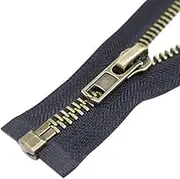 YaHoGa #8 26 Inch Antique Brass Separating Jacket Zipper Metal Zipper Heavy Duty Metal Zippers for Jackets Sewing Coats Crafts (26" Anti-Brass)