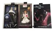 SET OF 3 CONJURING UNIVERSE NECA ACTION FIGURES -THE NUN/ ANNABELLE/ CROOKED MAN