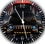 Jeep Wrangler Frameless Borderless Wall Clock For Gifts or Home Decor E179