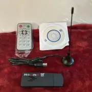 DVD-T, Remote, Antenna to USB TV/Radio Stick, Dongle, Tuner, Receiver Brand New