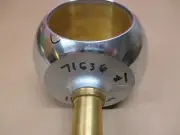ELKHART BRASS 1800405 2-1/2" ID BRASS BALL 71636 SEE PICS FOR NICKS/DINGS NEW