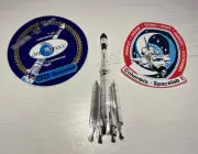 Vintage Space Stickers Columbia Spacelab 1 Arianespace - 3 Stickers