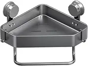 Shower Caddy,Shower Organizer with 2 Hooks, Aluminum Corner Shower Shelf,With Towel Bar Storage Rack Shower Rack for Toilet, Bathroom and Kitchen No Drilling Required