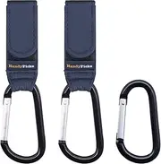 Buggy Clips/Stroller Hooks - Hook Your Shopping Bags, Baby Change Bag in a Completely Safe Way to The Stroller, Universal Fit, an Extra Hook Included, Handy Picks
