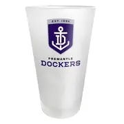 Fremantle Dockers Freo AFL FROSTED Conical Glass 450ml