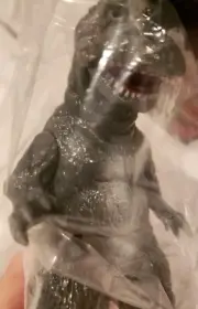 Y-MSF 5" GODZILLA 64 Grey Chibi Style Vinyl Sofubi US Seller Marmit M1 Very Ltd