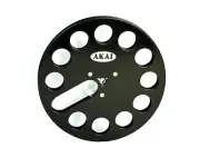 7" Akai Aluminium Reel Black (power coated)