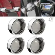 Turn Signal Light Smoke Lens Cover For Harley Street Road Glide Heritage Softail