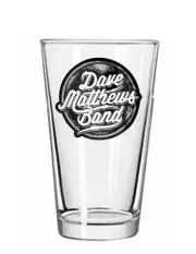 Dave Matthews Band - Rock and Roll 16 oz Pint Beer Tumbler Tea Glass 102