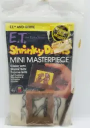 Vintage 1982 E.T & Gertie Shrinky Dinks Colorforms Mini Masterpiece 1110C - NEW
