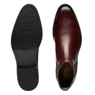 【Clarks】男鞋 Craft Arlo Top 經典時尚流線輪廓切爾西靴 短靴(CLM73461B)