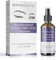Eyelid and Lash Cleanser - Dry Eye Relief, Stye and Blepharitis Treatments, Hypochlorous Acid Spray, FDA Cleared Formula, 60ml (2 Fl Oz)