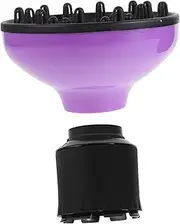 Beaupretty Hair Diffuser Attachment for Blow Dryers Adjustable Hair Dryer Nozzle for Faster Styling Durable Material Compatible for Curly