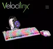 Velocilinx Boudica Pro Series Gaming Wired. Windows/Mac Keyboard /Mouse/Headset