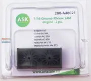 ASKA48021 1:48 ASK/Art Scale Gnome-Rhone 14M Engine (2pcs)