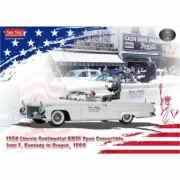 SUNSTAR 1:18 Scale Diecast car - John F Kennedy JFK Lincoln Continental & Figure